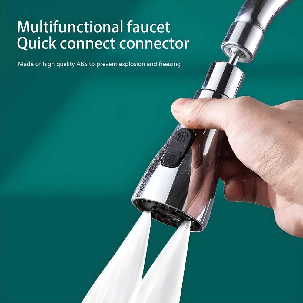 3-in-1 Adjustable Kitchen Sink Faucet Nozzle
