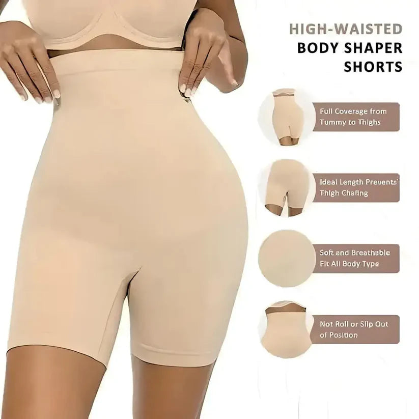 4-in-1 Shaper – Quick Slim Shape Wear for Tummy, Back, Thighs & Hips | Effective Seamless Tummy Tucker