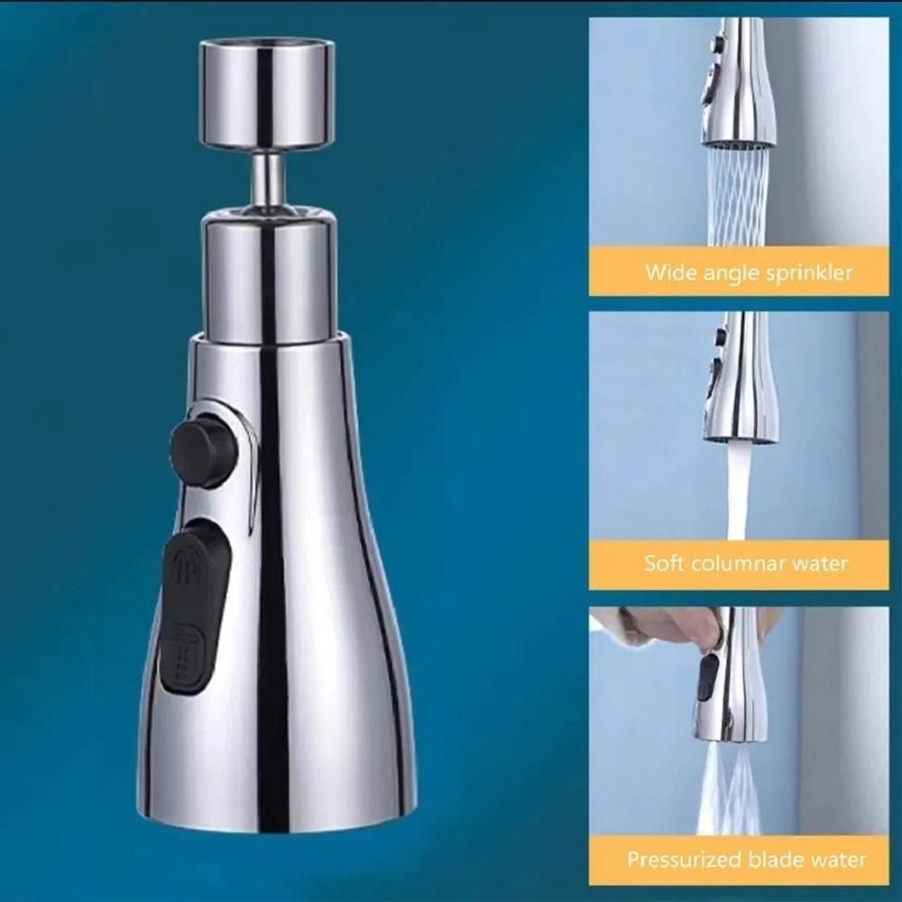 3-in-1 Adjustable Kitchen Sink Faucet Nozzle