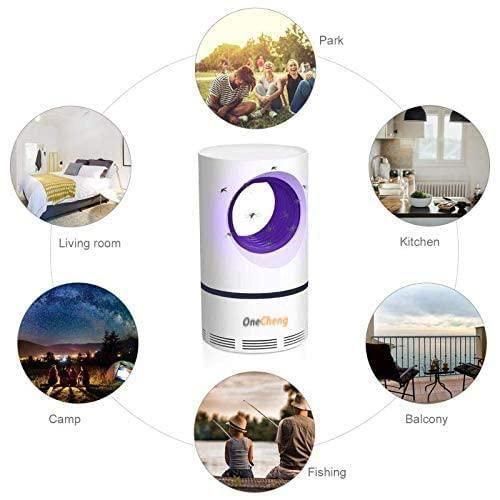 Electronic LED Mosquito Killer Lamp – USB Powered, Safe & Chemical-Free Insect Trap for Home, Bedroom & Outdoor Use
