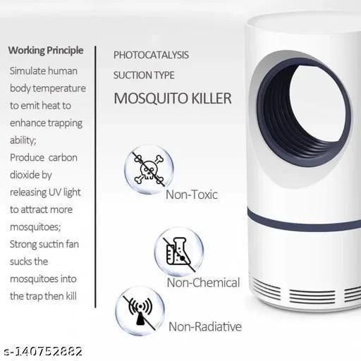 Electronic LED Mosquito Killer Lamp – USB Powered, Safe & Chemical-Free Insect Trap for Home, Bedroom & Outdoor Use