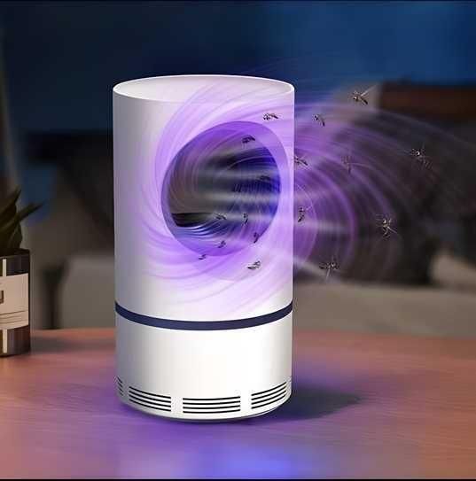 Electronic LED Mosquito Killer Lamp – USB Powered, Safe & Chemical-Free Insect Trap for Home, Bedroom & Outdoor Use
