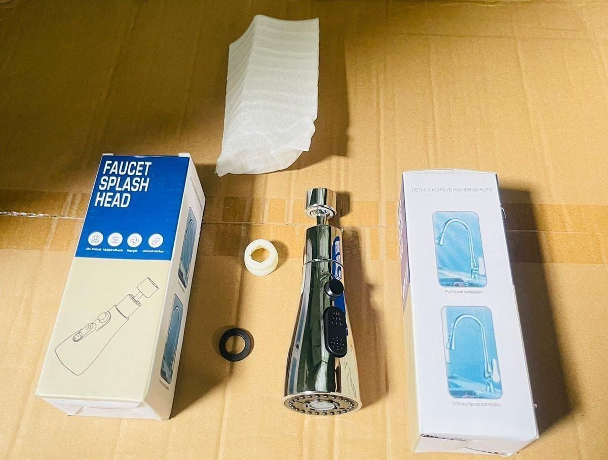 3-in-1 Adjustable Kitchen Sink Faucet Nozzle