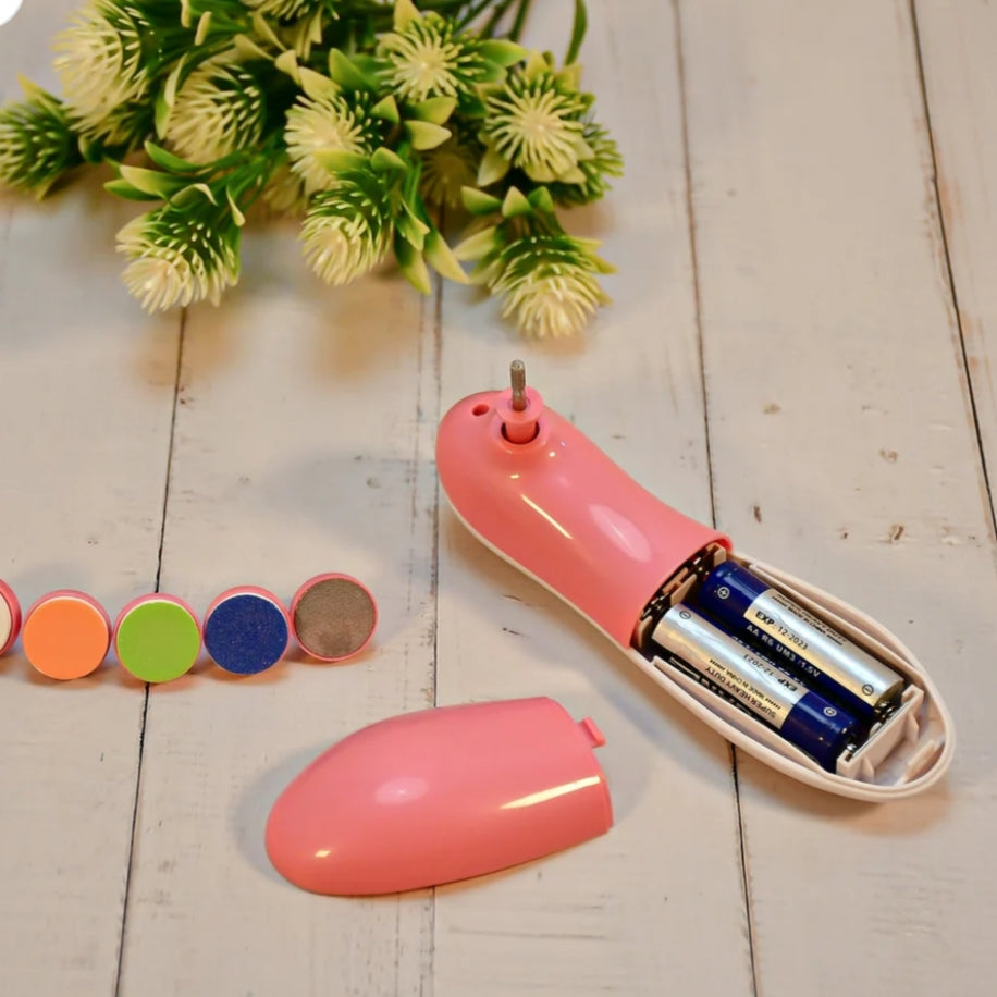 Electric Baby Nail Trimmer with Grinding Heads for Newborn Infant and Toddler