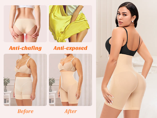 4-in-1 Shaper – Quick Slim Shape Wear for Tummy, Back, Thighs & Hips | Effective Seamless Tummy Tucker