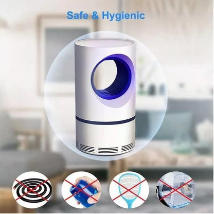 Electronic LED Mosquito Killer Lamp – USB Powered, Safe & Chemical-Free Insect Trap for Home, Bedroom & Outdoor Use