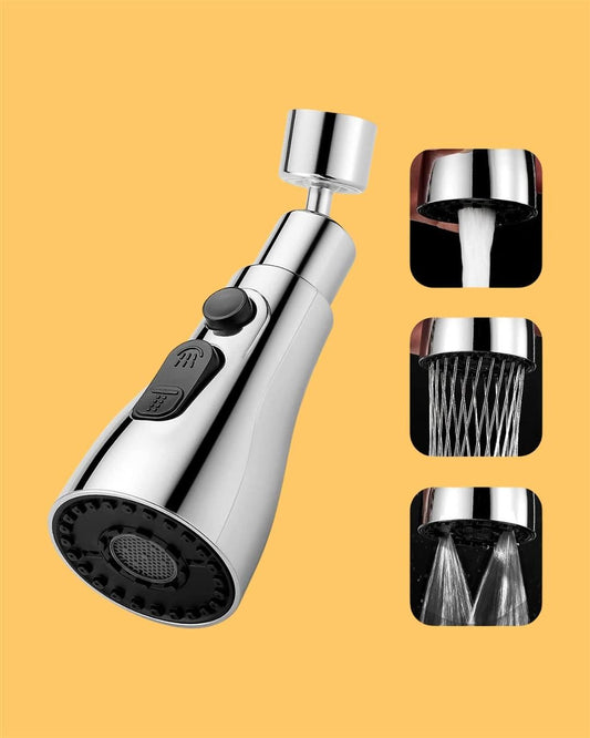 3-in-1 Adjustable Kitchen Sink Faucet Nozzle