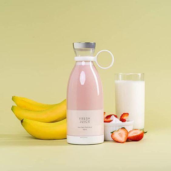 Portable Mini Juice Blender | USB Rechargeable Smoothie Maker Bottle