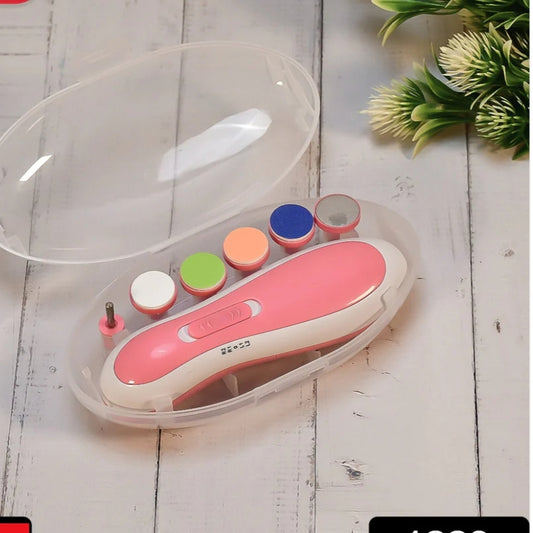 Electric Baby Nail Trimmer with Grinding Heads for Newborn Infant and Toddler